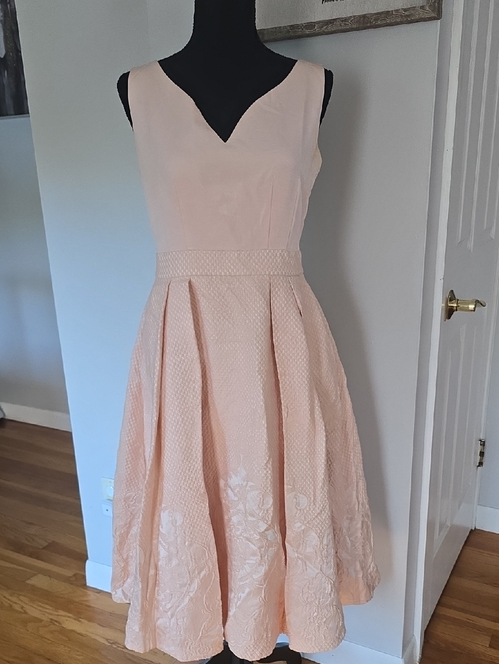 Ted Baker London Blush Sleeveless Midi Dress